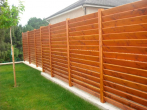 Деревянный забор елочка 60 метров