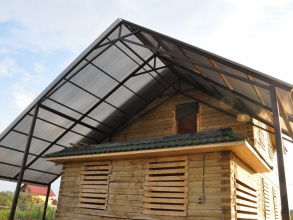 Навесы двускатные пример 6