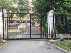 Ворота откатные решетчатые - пример 7