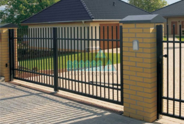 Распашные ворота решетчатые